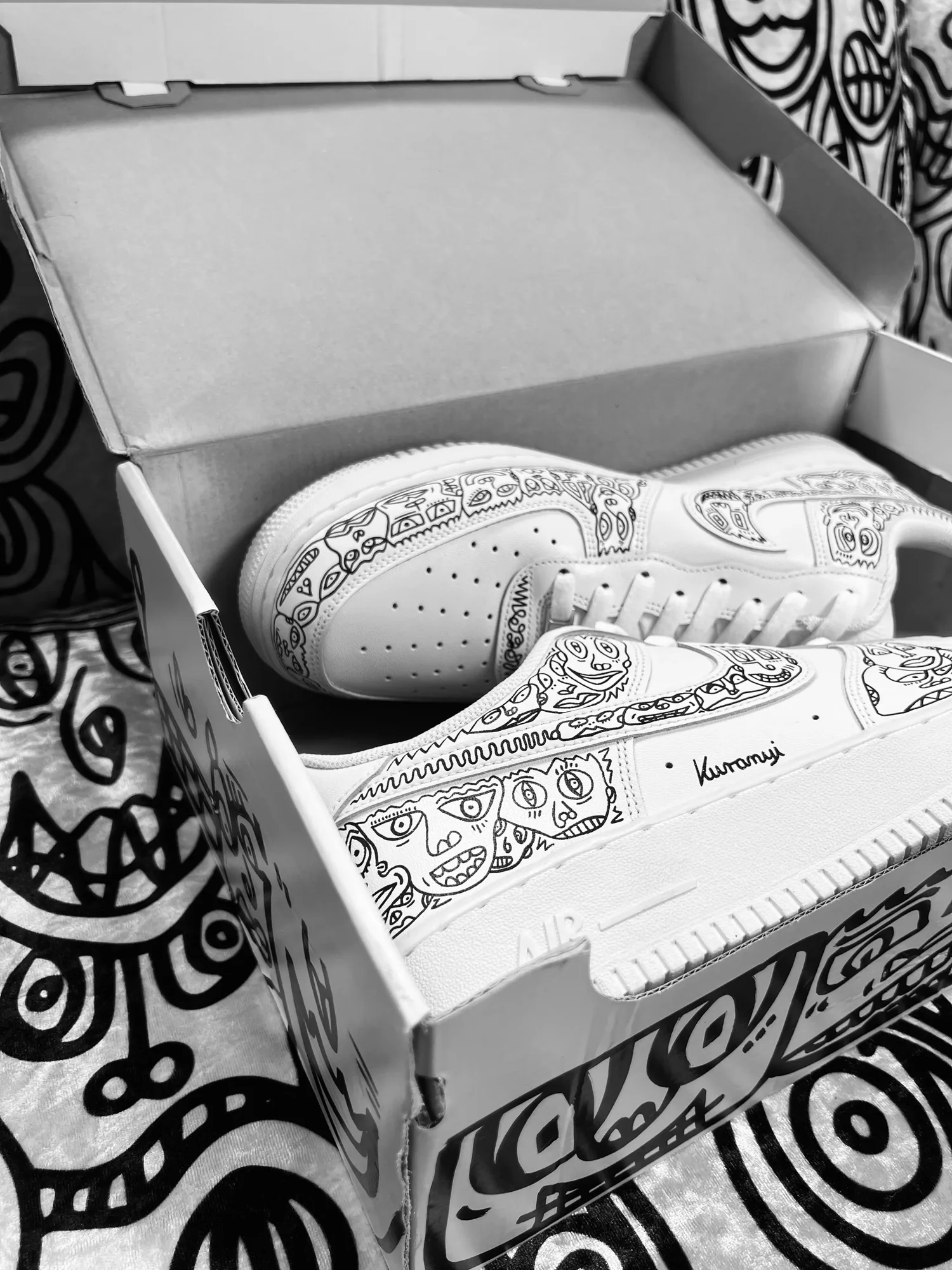 Von Romulo Kuranyi gestaltete Nike Sneaker